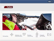 Tablet Screenshot of flymed.at